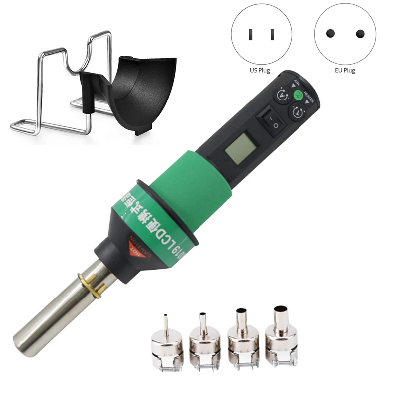 

Soldering Iron Hot Air Tool Hot Air Station Building Industrial Hair Dryer 450-700W With 4 Nozzle