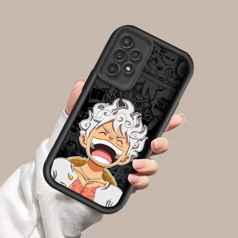 Чехол для телефона O-One P-Piece Luffys аниме с мягким глазом и лестницей Samsung Galaxy A73 A71 A54 A53