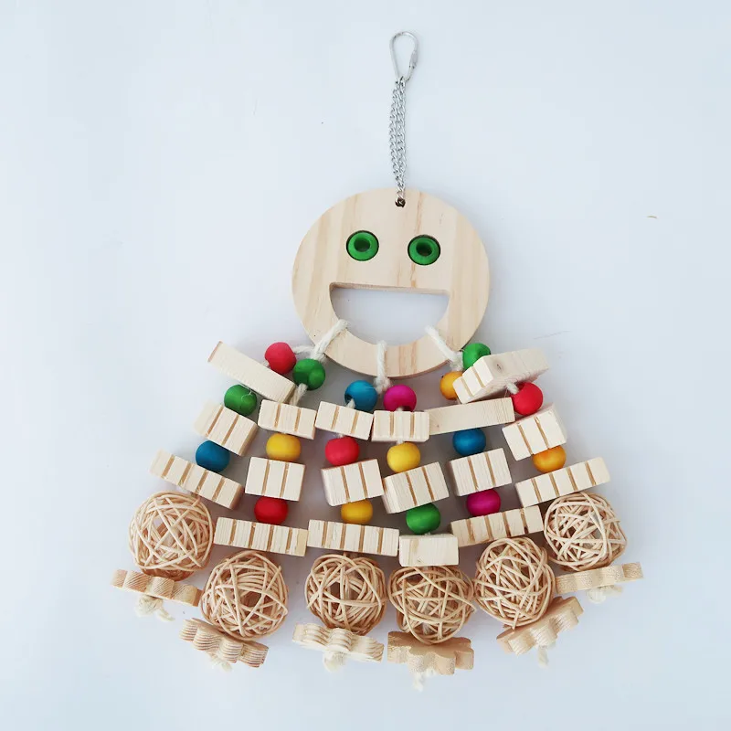 

1 шт. висячая клетка птица ChewingToys набор для попугая питомца молярная игрушка для времяпрепровождения