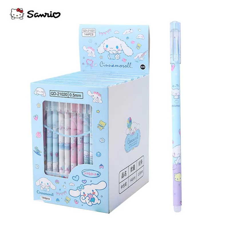 

Kawaii Cinnamoroll Erasable Pen Unisex Pen Fashion Sanrio Children Cartoon Pen Cute School Office Supplies Stationery 0.5mm