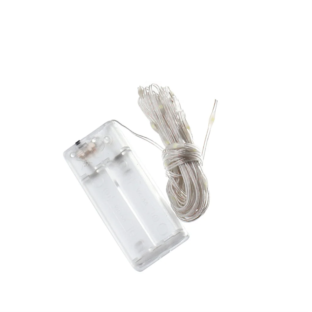 

1/2/3/5 гирлянды, Декорации для фестиваля, лампы головного света, водонепроницаемый реквизит для создания атмосферы, декоративное освещение, теплый белый/5 метров