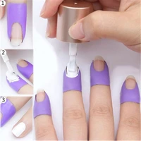 u shape fingerprint stickers finger skin protection stripping tape anti splash protection nails creative nail art tools