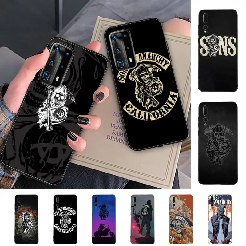 

Sons of Anarchy Phone Case for Huawei P30 40 20 10 8 9 lite pro plus Psmart2019