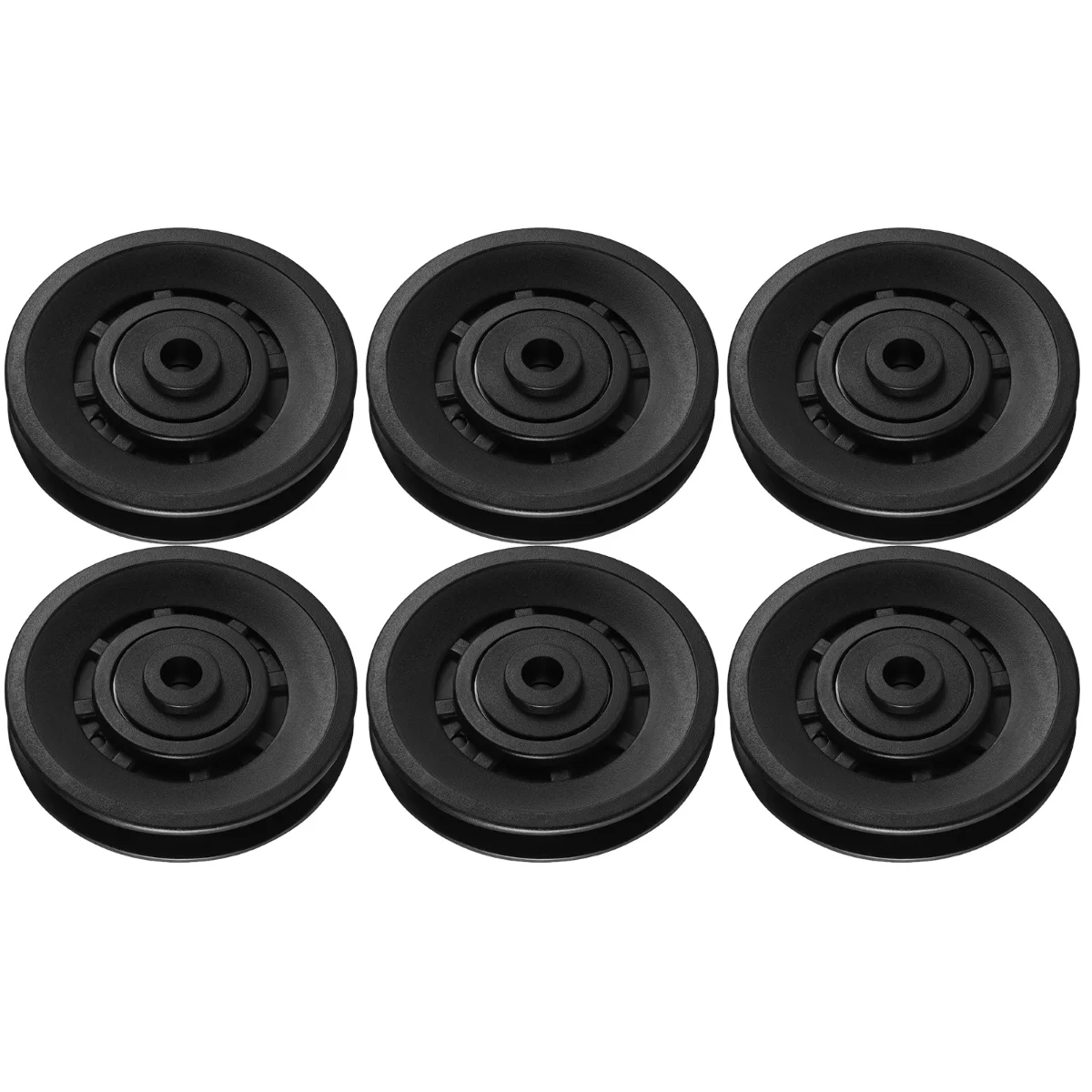 

6 pcs Bearing Pulley Wheel Universal Pulley Gym Fitness Equipment Accessories