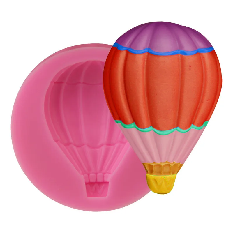 

Single Hot Air Balloon Color Ball Modeling Silicone Mold Sugar Turning Chocolate Mold Cake Decoration Baking Tool