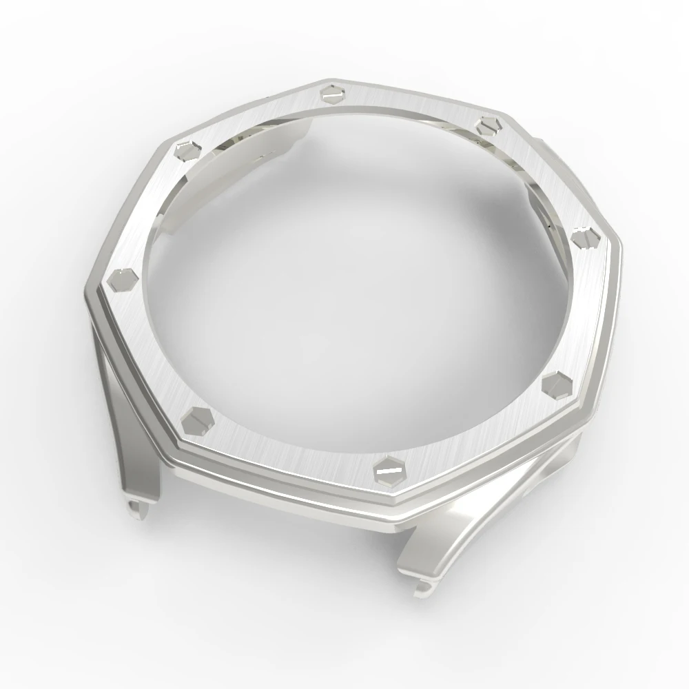 AP Style Modified Mod Case for Samsung Galaxy Watch 4 5 40mm 44mm Hard Plastic PC Eletroplated Brushed Frame Bumper Cover