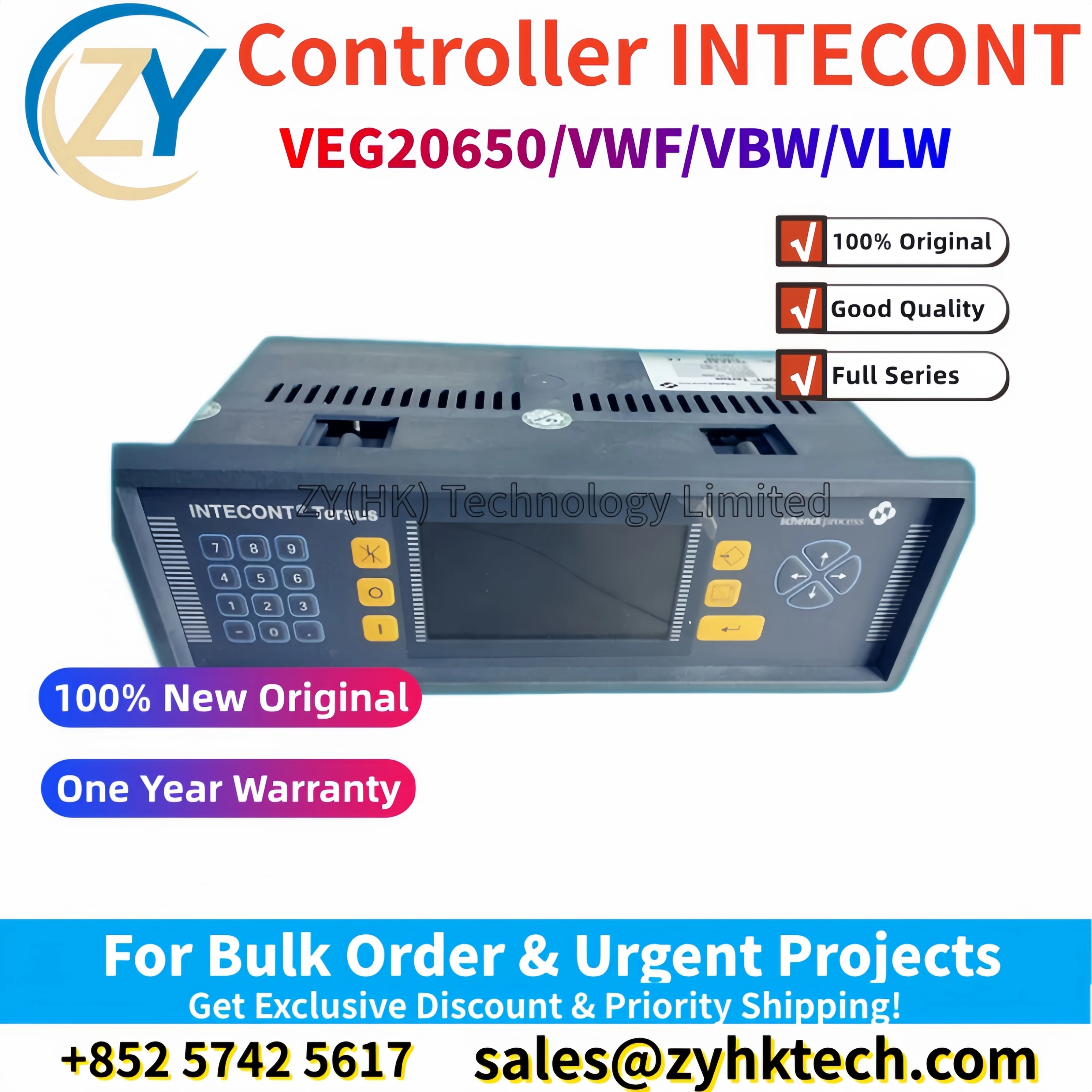 Фото 100% оригинальный контроллер INTECONT Tersus VEG20650/VWF/VBW/VLW в наличии【Свяжитесь для получения ценового предложения】 №1