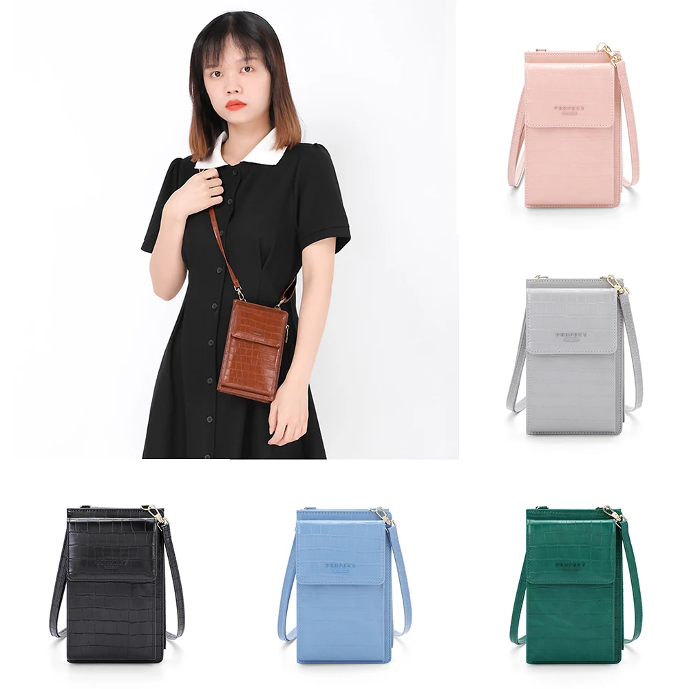 Fashion Purse Mobile Phone Bag Wallet Women's Trend Multifunctional New Fashion Card Bag Mini Messenger Bag Cosmetic Bag