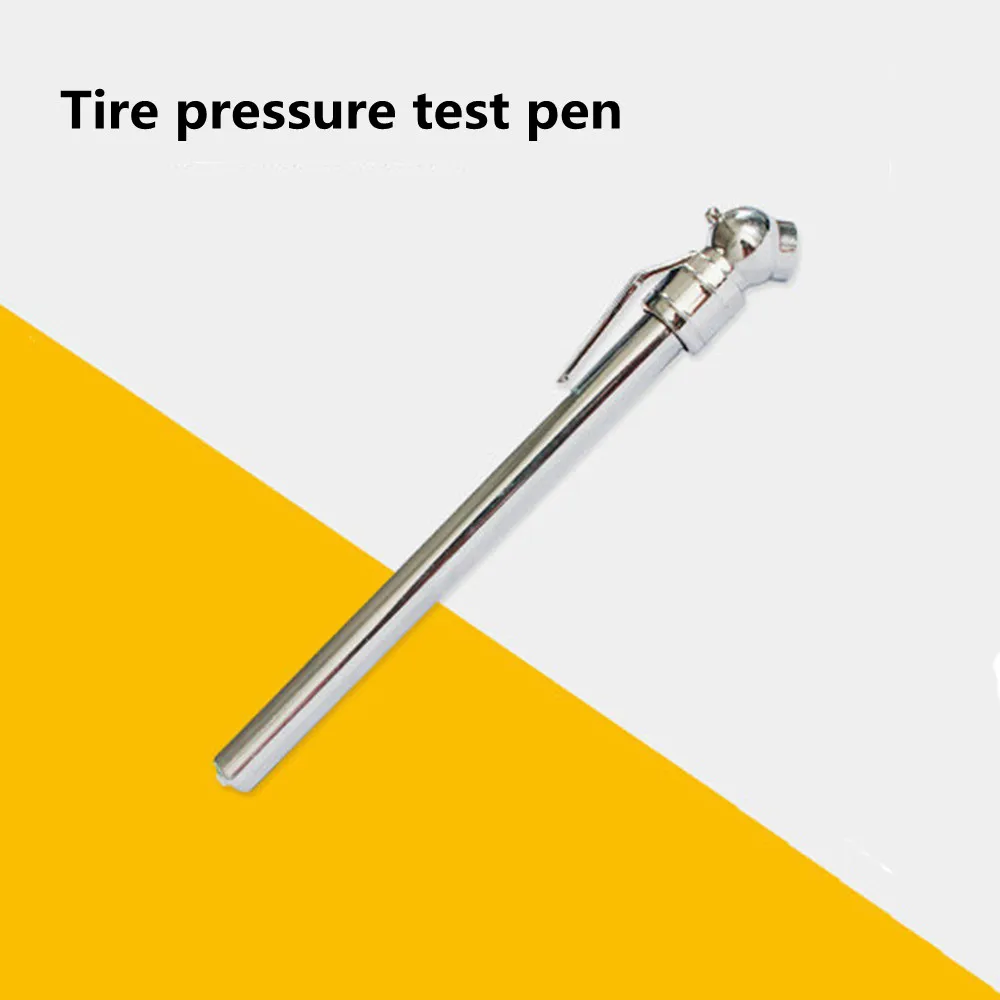 

Portable Tire/Tyre Air Pressure Test Meter Pen Shape Emergency Use 5-50 PSI Pressure Gauge Durable Steel Pen Easy To Use Store