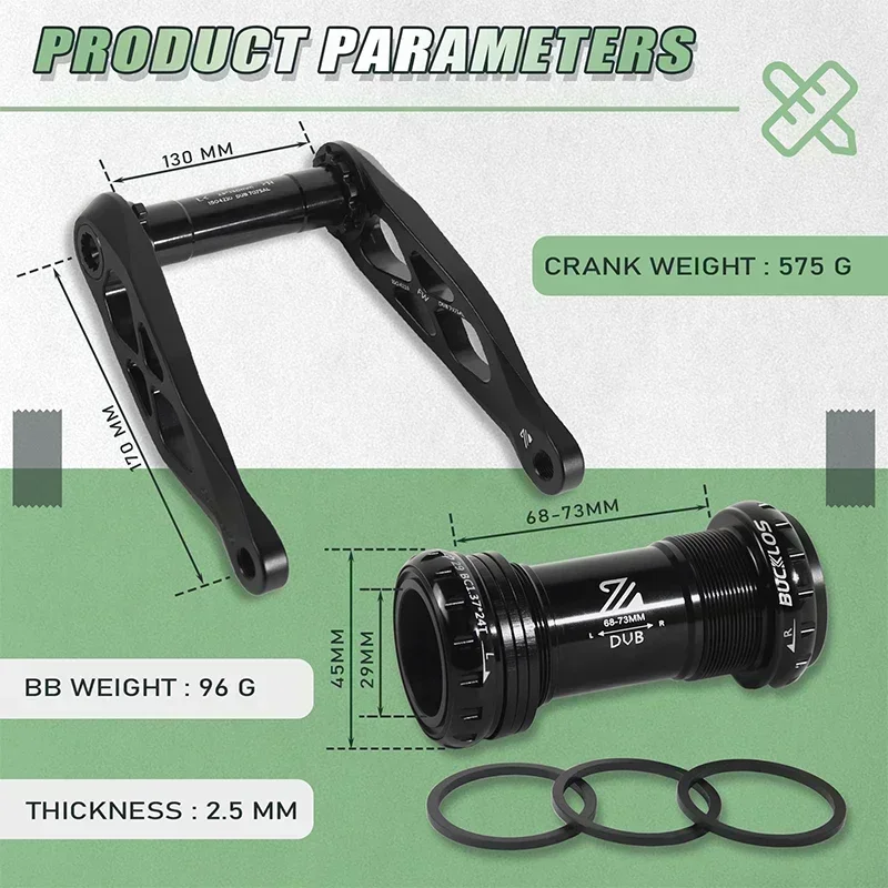 Шатуны для горного велосипеда BUCKLOS Enduro