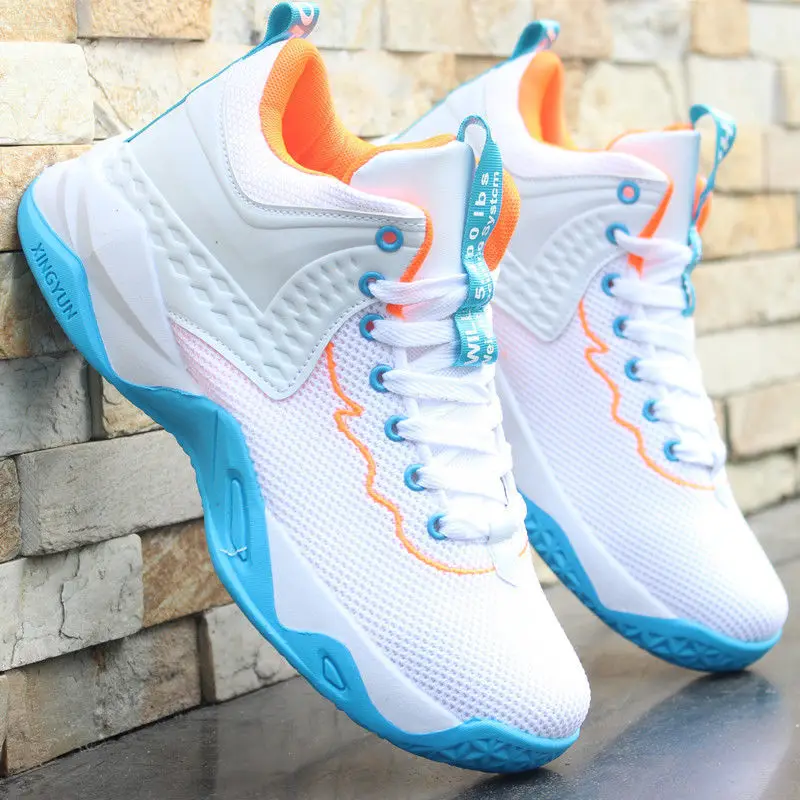 

Summer basketball shoes men's shoes 2021 new high-top sneakers anti-skid boots students' casual sports shoes men's shoes
