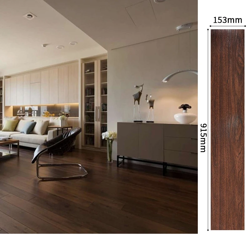 Самоклеящиеся наклейки для пола из древесины ПВХ обои гостиной туалета кухни