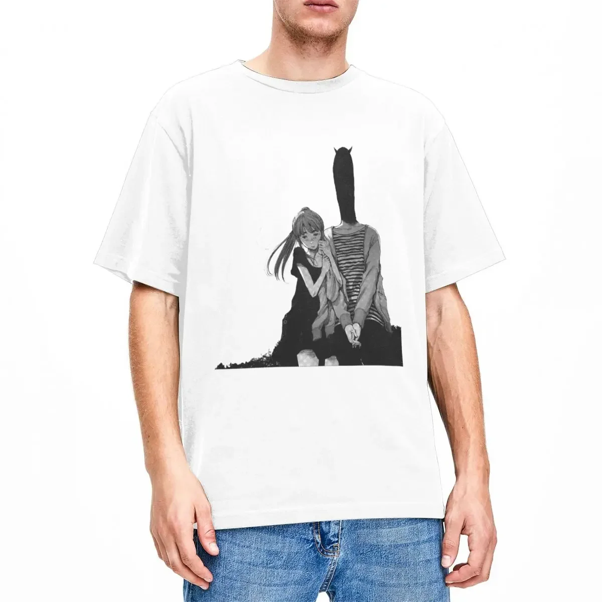 Мужская и женская футболка из хлопка с надписью pundul Aiko