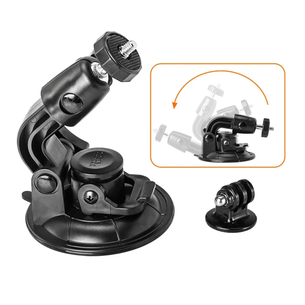 

Wrumava for Go Pro Accessories 9cm Car Mount Windshield Suction Cup for Gopro Hero 9 8 7 6 5 4 3+ for SJCAM for Xiaomi for DJI
