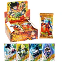 new japanese anime dragon ball christmas super sayayin heros trading card game collection cards toys for children