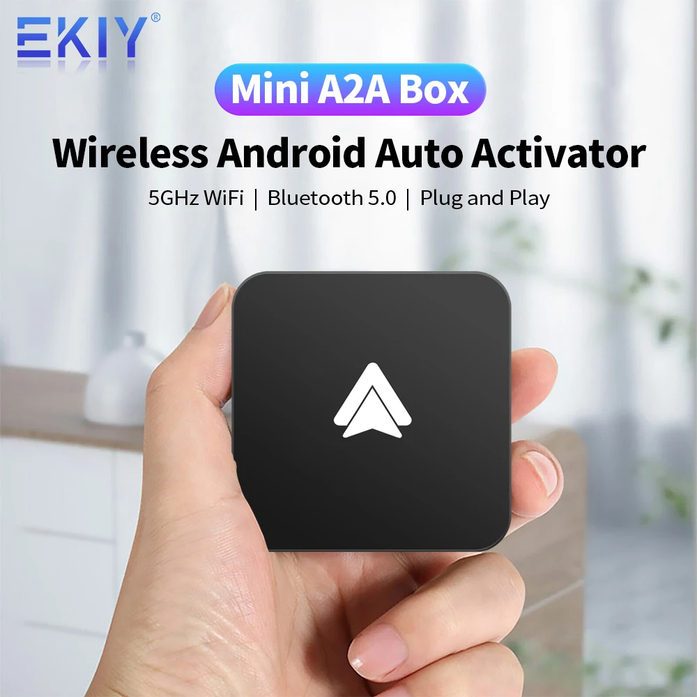 Автомобильный адаптер EKIY A2 для Android проводной беспроводной с поддержкой Wi-Fi и Bluetooth