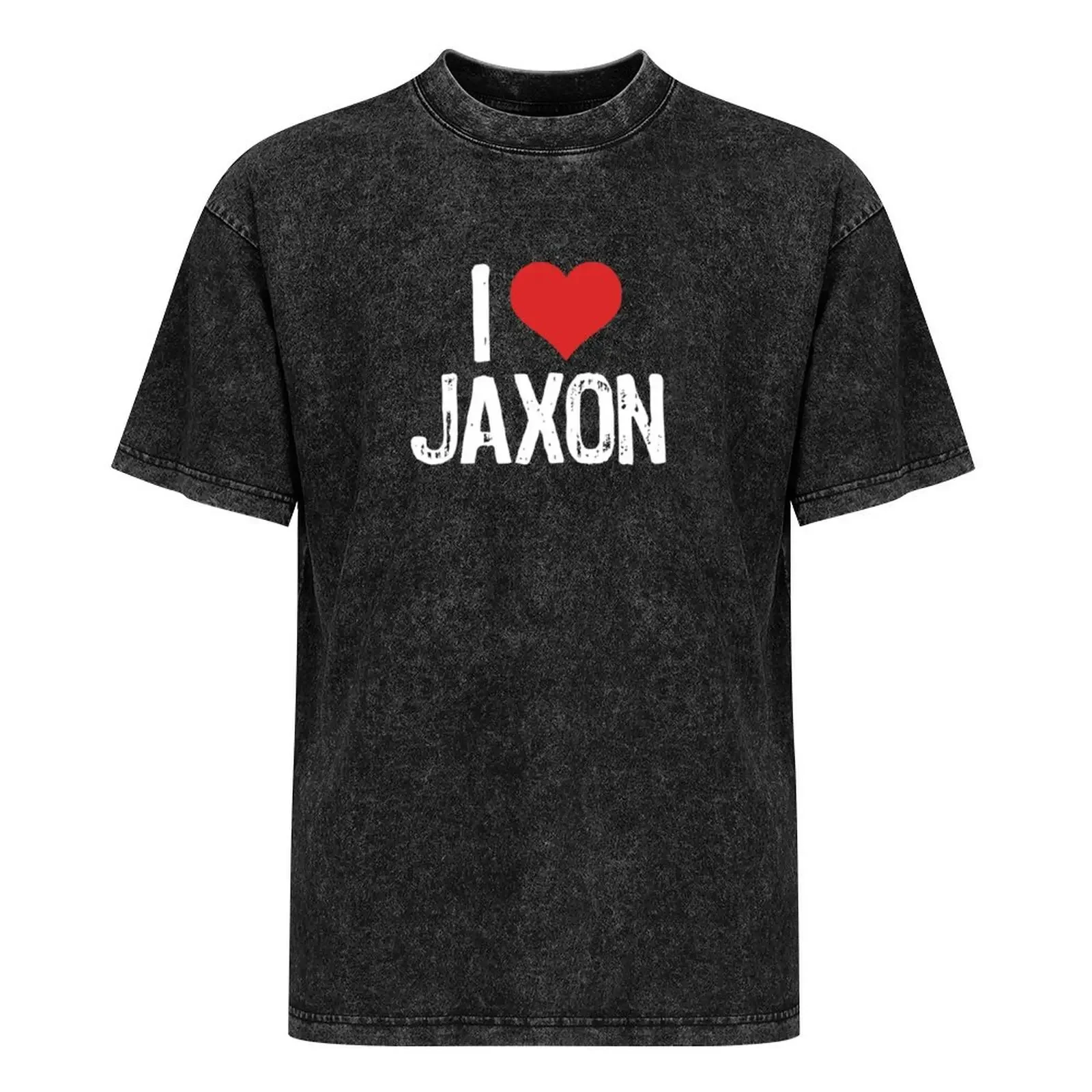 Мужская футболка с принтом I Love Jaxon