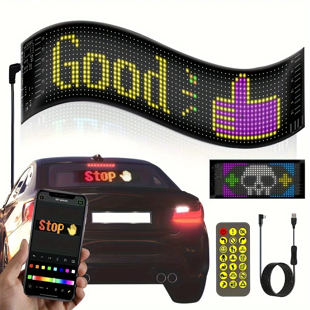 Умный Светодиодный Автомобильный Пиксельный Дисплей Гибкий Экран Новое