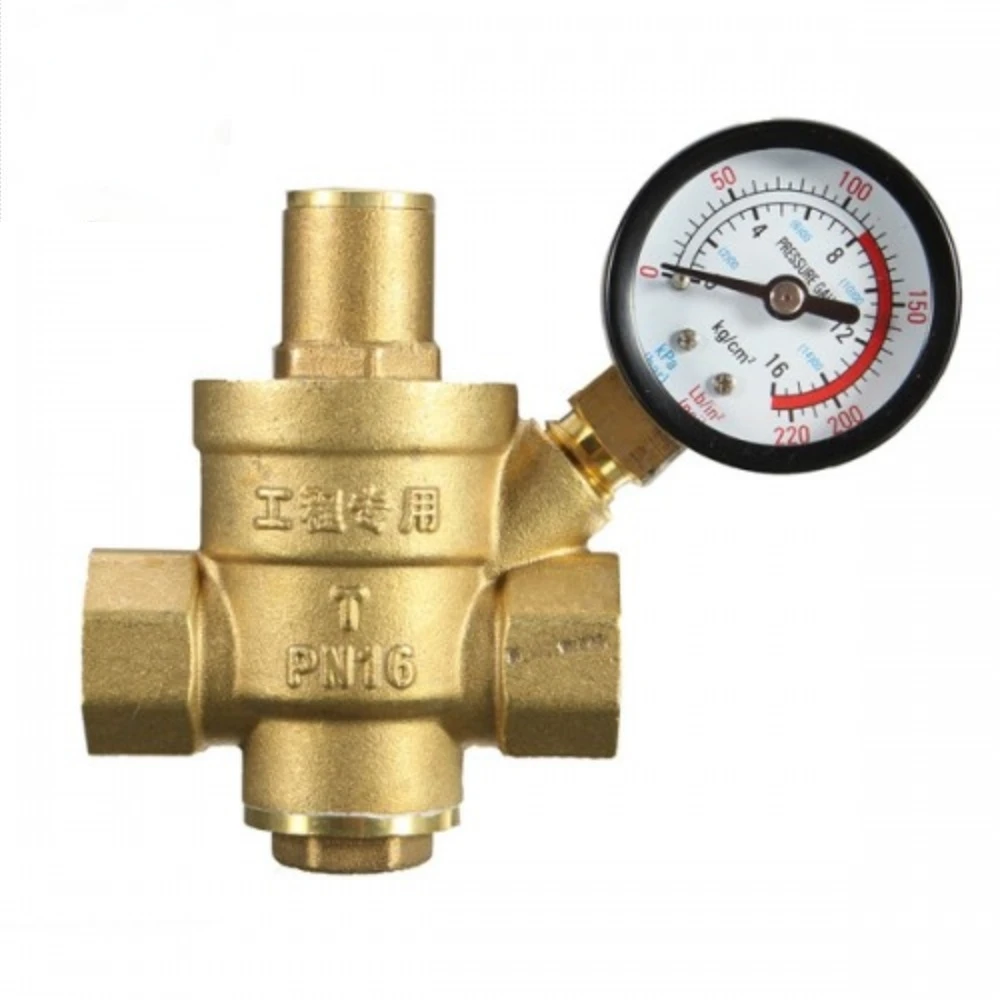 3/4 inch Lead-Free Brass High Pressure Adjustable Tap Water Pressure Reducing Valve