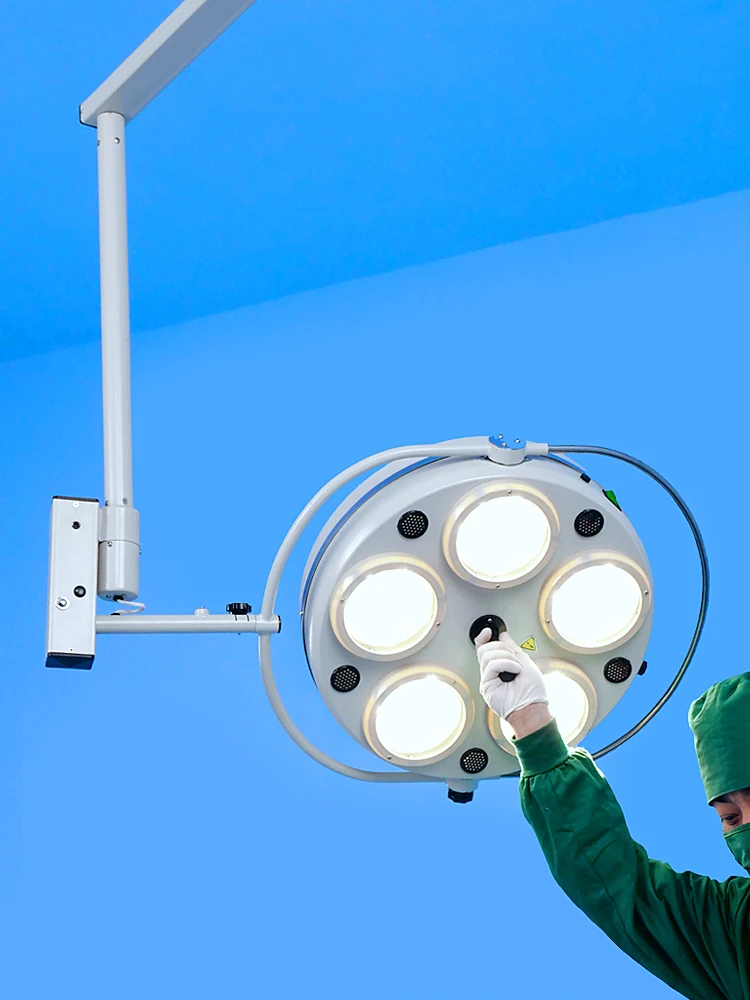 Halogen LED hole type lamp hanging ceiling medical spotlight operation lamp Surgical Examination shadowless lamp
