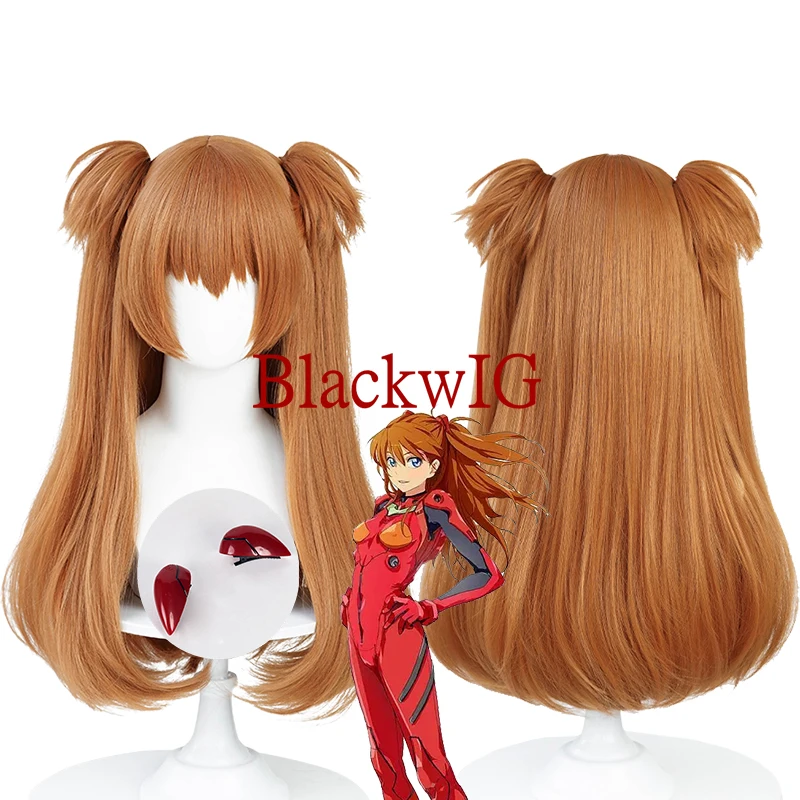 

Anime EVA Cosplay Asuka Langley Soryu Cosplay Wig Hair For Women Girl Long Wigs
