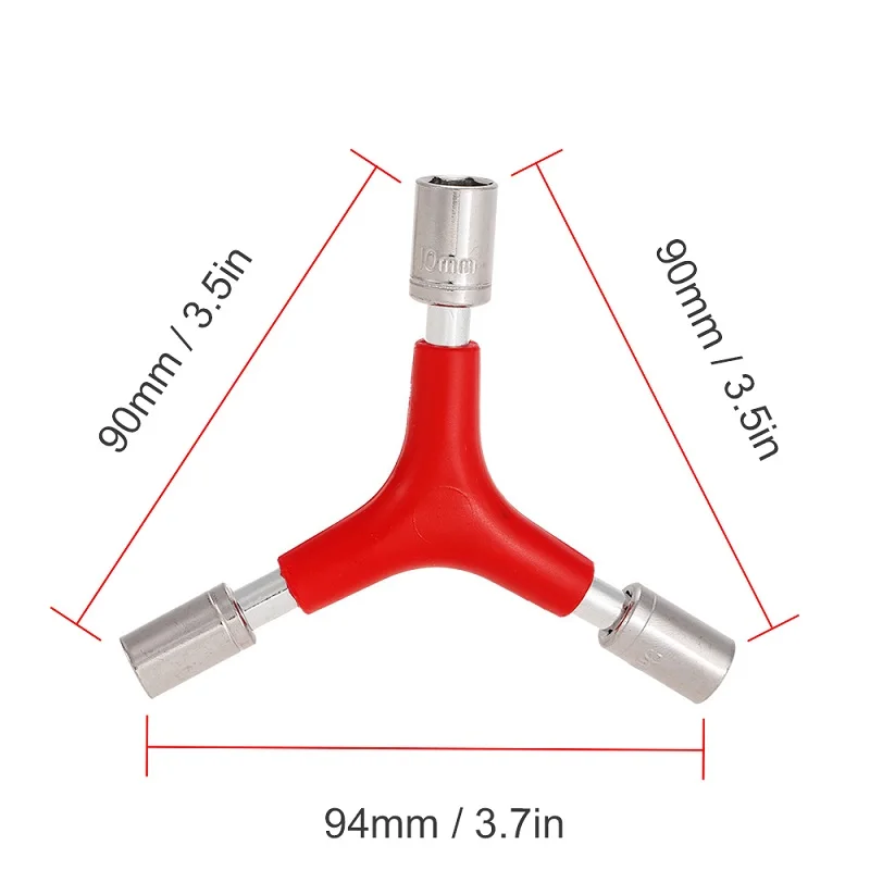 Y-Type 8mm 9mm 10mm Triangle Nuts Socket Wrench Spanner FPV Quadcopter Propeller Changer Universal RC Tools |