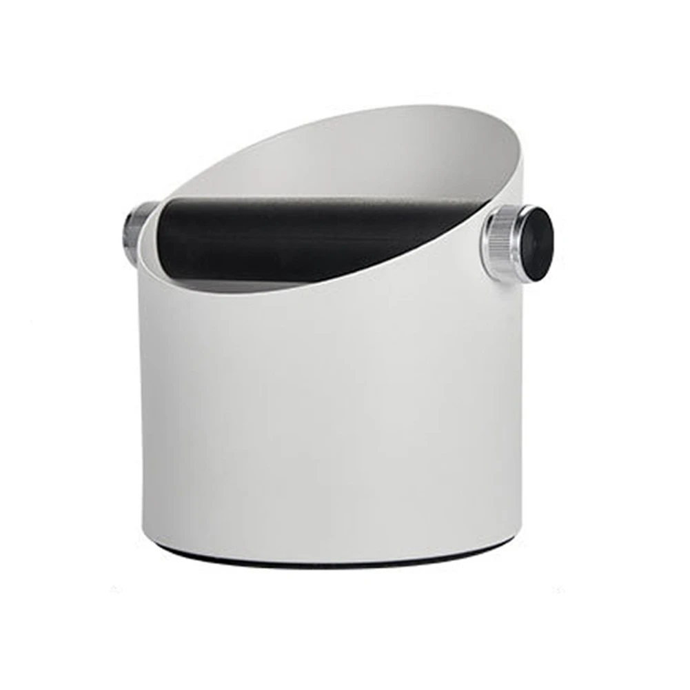 

Knock Box for Coffee with Removable Knock Bar Espresso Bin for Home Kitchen Office Espresso Machine Accessories-White