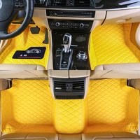 Custom Double Layer Car Floor Mat for Rolls Royce Phantom Ghost  New Model  Cullinan Auto Carpet Accessory Syling Interior Parts