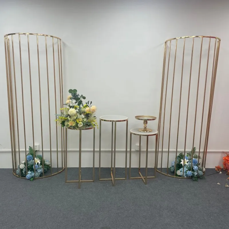 

wavy background backdrop frame flower stand photo frame wedding stage party event birthday decor planning bridal shower