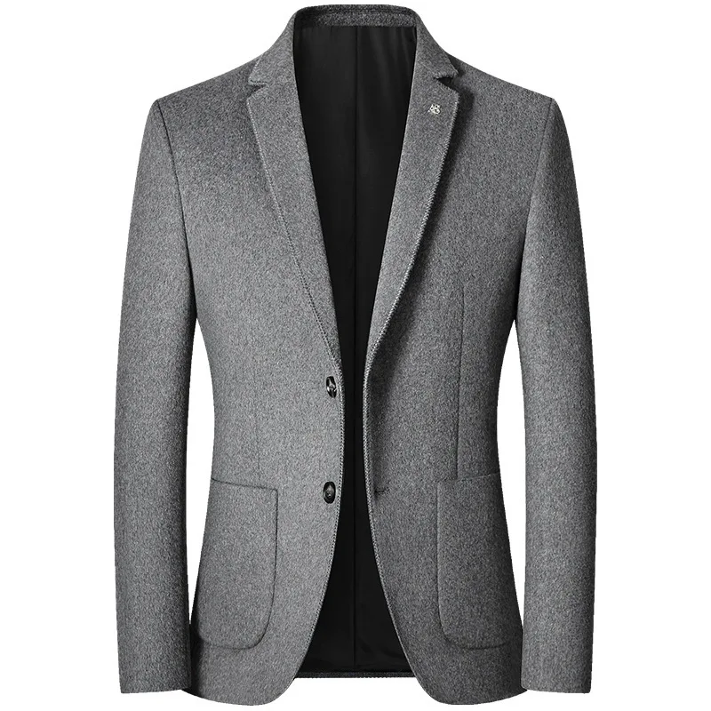 

Высококачественные Мужские приталенные блейзеры, куртки, блейзеры, пальто, мужские приталенные блейзеры, деловые повседневные шерстяные костюмы, пальто, Размер 4xl