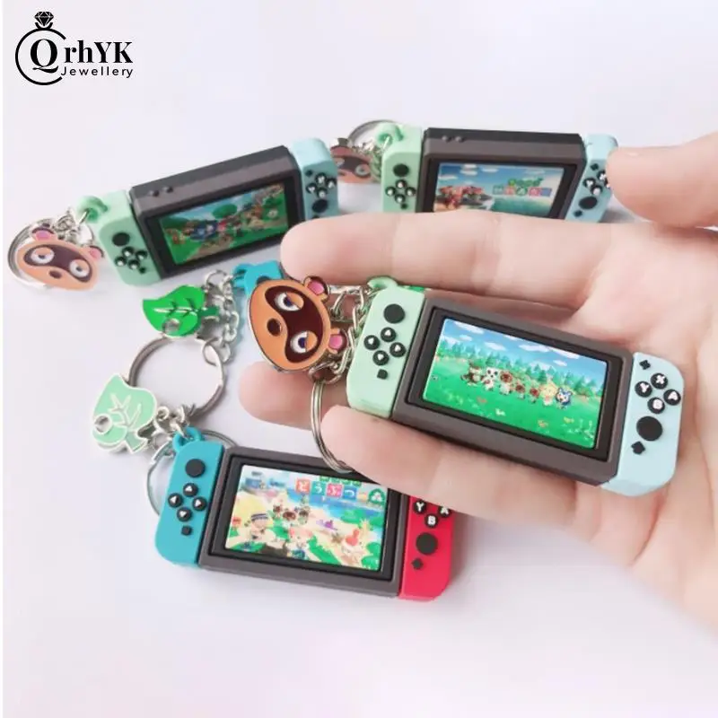 1 предмет Новинка Выключатель игровой автомат Keychians Марио цепочка для ключей мода
