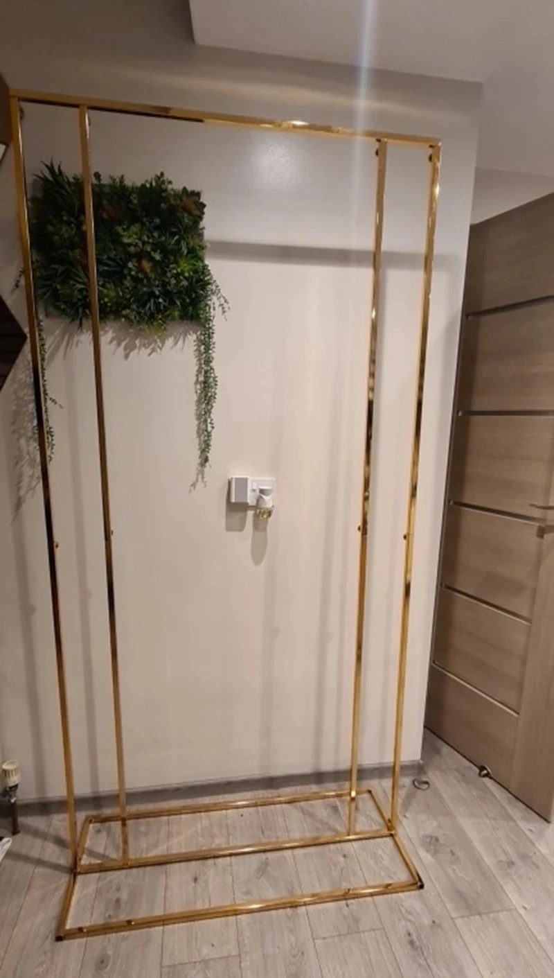 Свадебное украшение сцены блестящая плакировка Арка открытый цветок дисплей