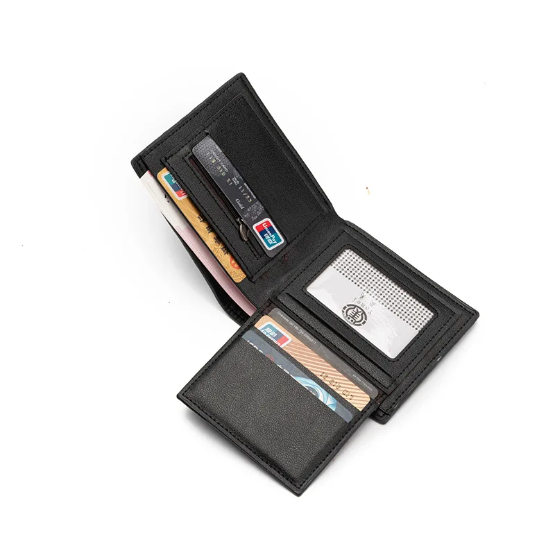 Men's Wallet Short Crocodile Business Horizontal Style Multifunctional Large Banknote Wallet Card Holder