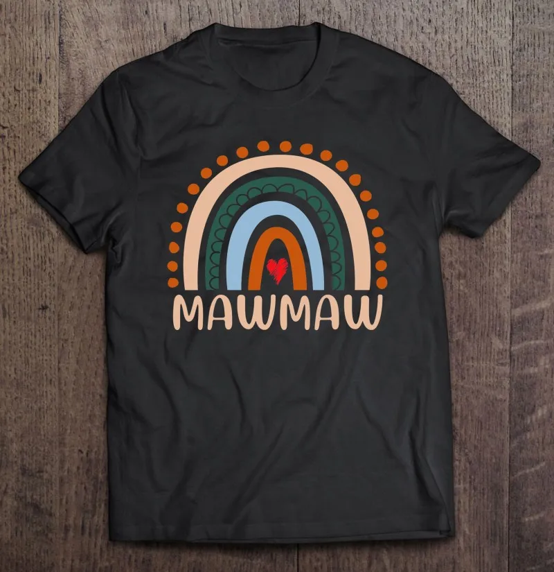 

Mawmaw Радуга бабушка Милая День матери Смешные Mawmaw футболки Одежда Мужская одежда футболки для женщин мужские футболки