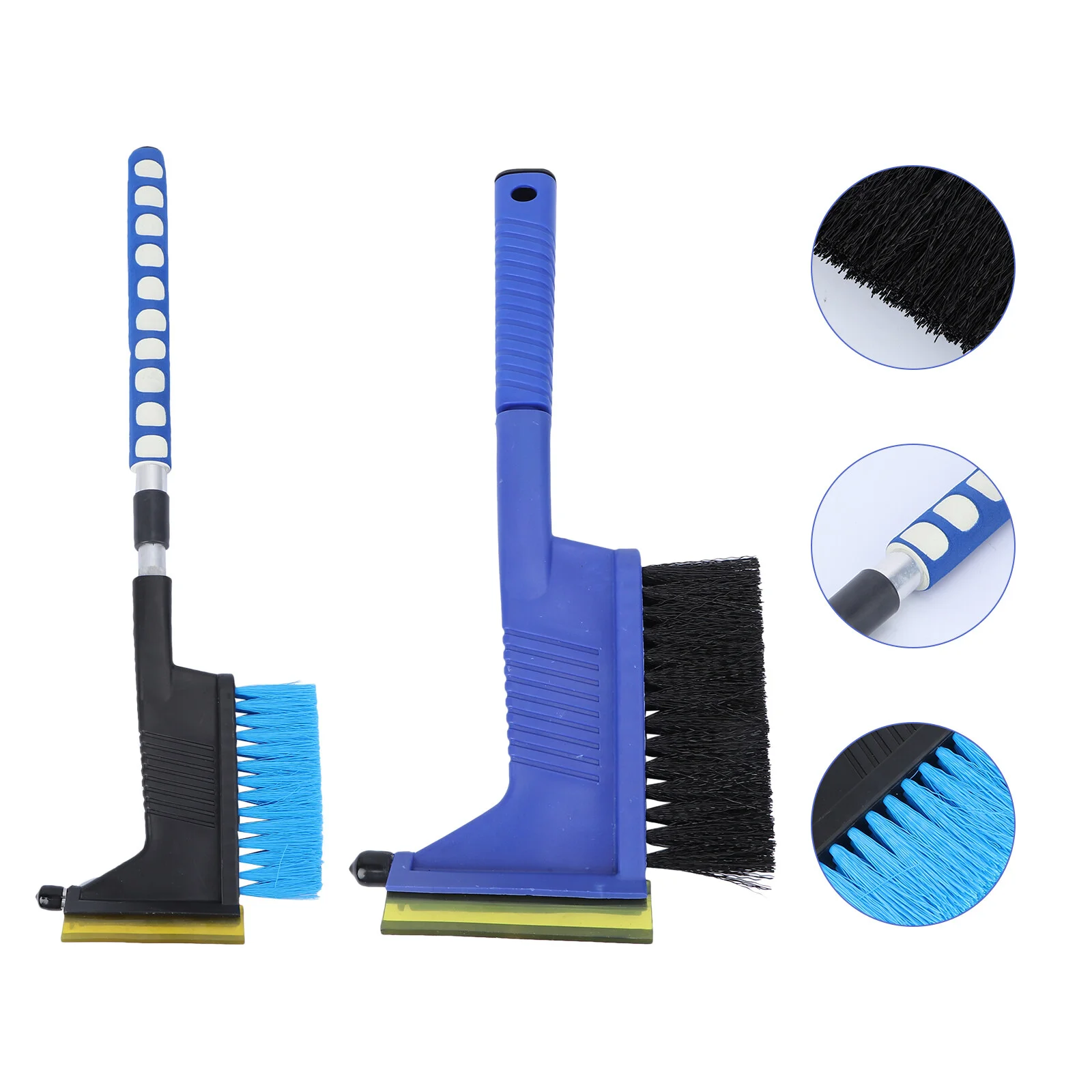 

2PCS Car Snow Ice Brush Dual-purpose Glass Snow Removal Tool(with Hammer)
