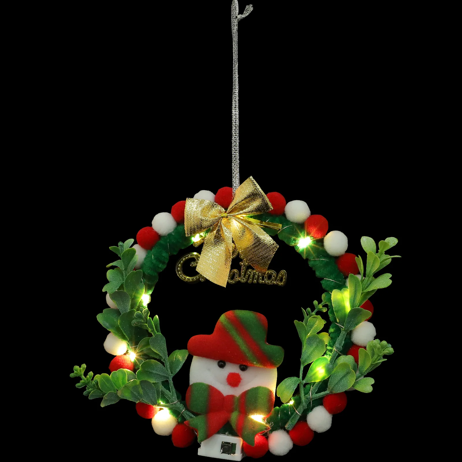 

Декоративный венок для входной двери, рождественские венки, декоративные украшения, наружные окна, нетканый материал, дерево для ребенка