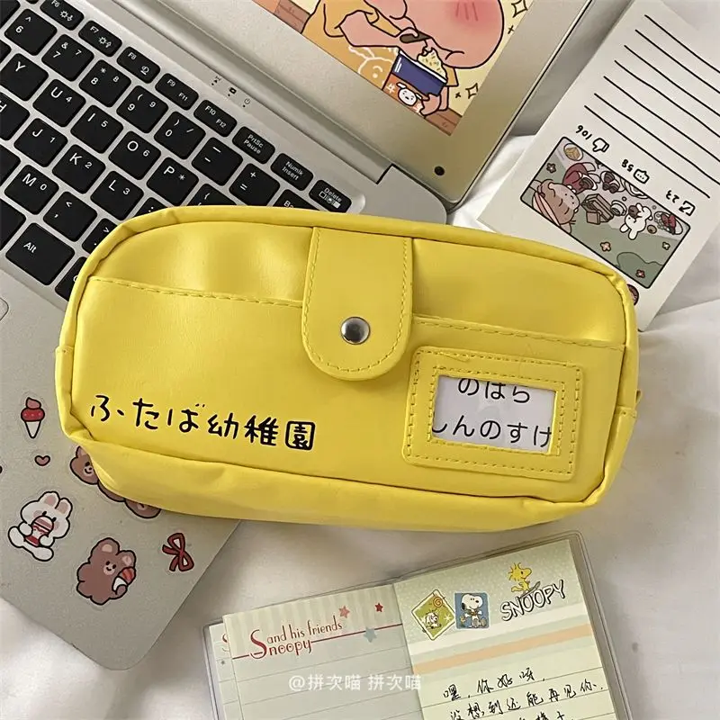 

Японский Crayon Shin Chan креативная сумка для ручек ПУ водонепроницаемая школьная коробка для канцелярских принадлежностей милый красивый милый подарок на день рождения для друзей