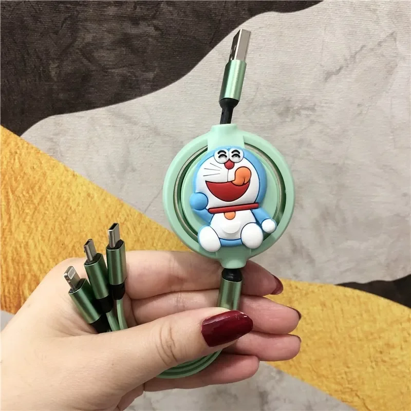 Многофункциональный Автомобильный Кабель Doraemon для зарядки и передачи данных