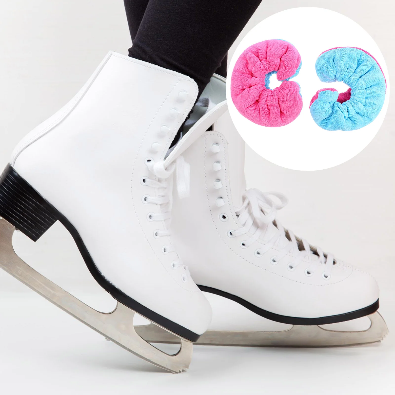 

2Pcs Anti-rust Covers Durable Skating Skates Covers (Blue)