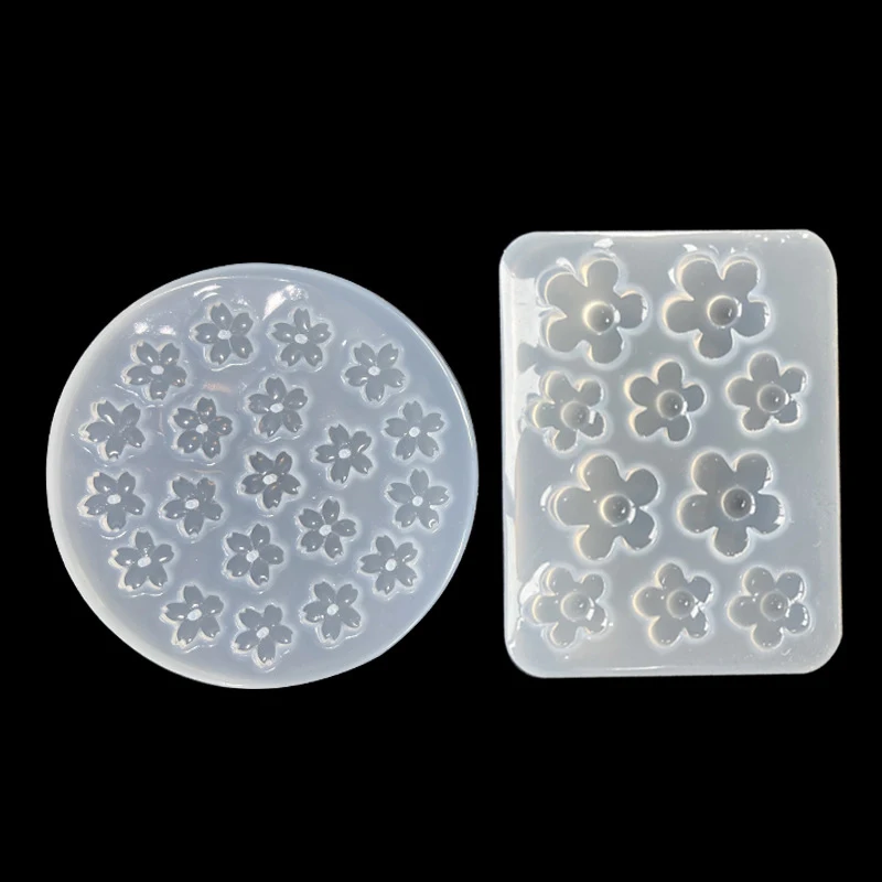 

Silicone Mold for Epoxy Resin Mini Flower Shape Baking Molds DIY Making Cake Candy Chocolate Decorations Casting Tools