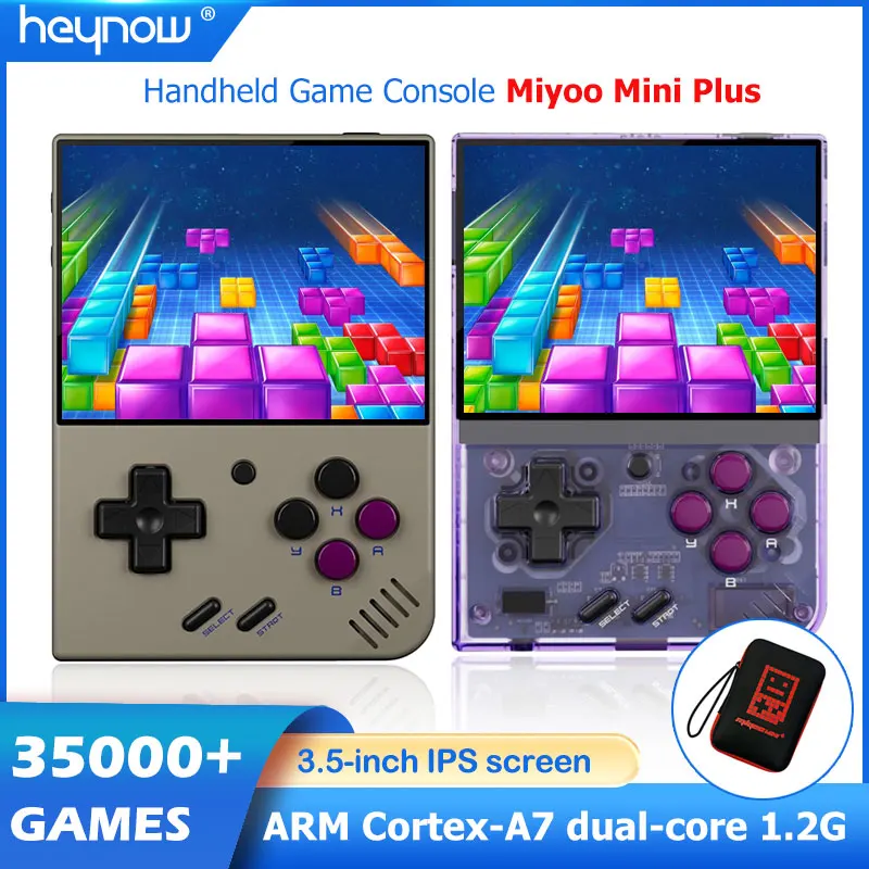 

Игровая консоль Miyoo mini +, 3,5 дюйма, 128 ГБ, 35000 + игр