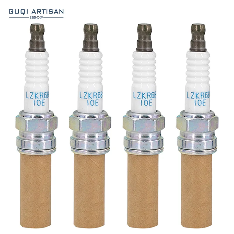 

4pcs Car Spark Plug LZKR6B-10E 18855-10060 18854-10080 For Hyundai I20 I30 I35 IX20 KIA PRO CEE'D CARENS SOUL VENGA RIO 1.4 1.6