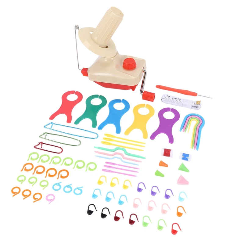 

Handheld Yarn Winder Swift Fiber String Ball Wool Winder Holder Practical String Winding Machine Sewing Accessories