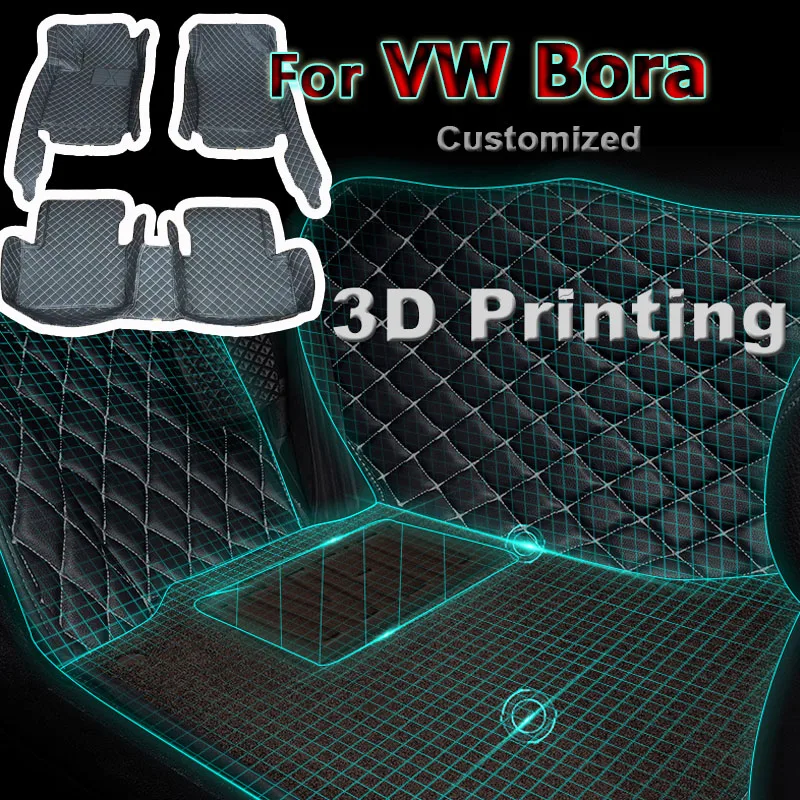

Автомобильный напольный коврик и коврик для багажника автомобиля для VOLKSWAGEN VW Bora 2008-2020 года, Индивидуальные напольные коврики, автомобильны...
