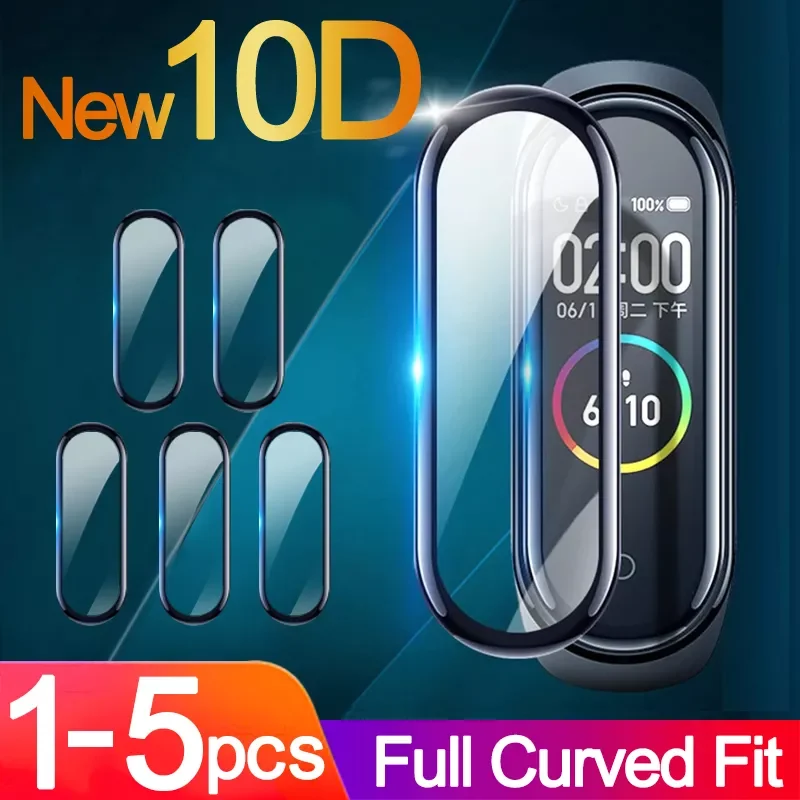 

Soft Glass Protective Film cover for Mi Band 7 6 5 4 Screen Protector for xiaomi miband 4 5 6 7 miband 6 miband5 Accessories