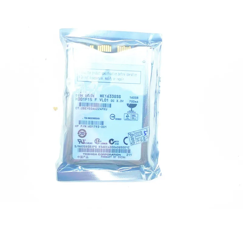 Оригинальный 100% Аутентичный 160GB 1,8 