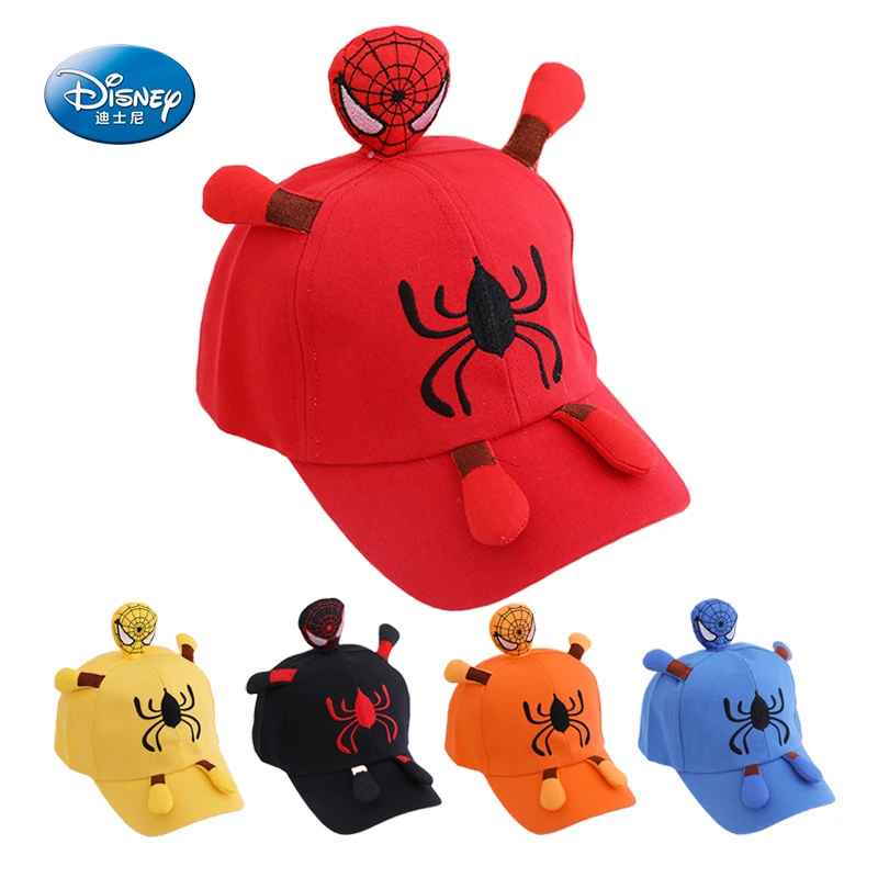 

Disney Cartoon Kids Baseball Cap Embroidered Hats for Children Cotton Baby Sun Cap Kids Hip Hop Hat Spiderman Little Boy Hat
