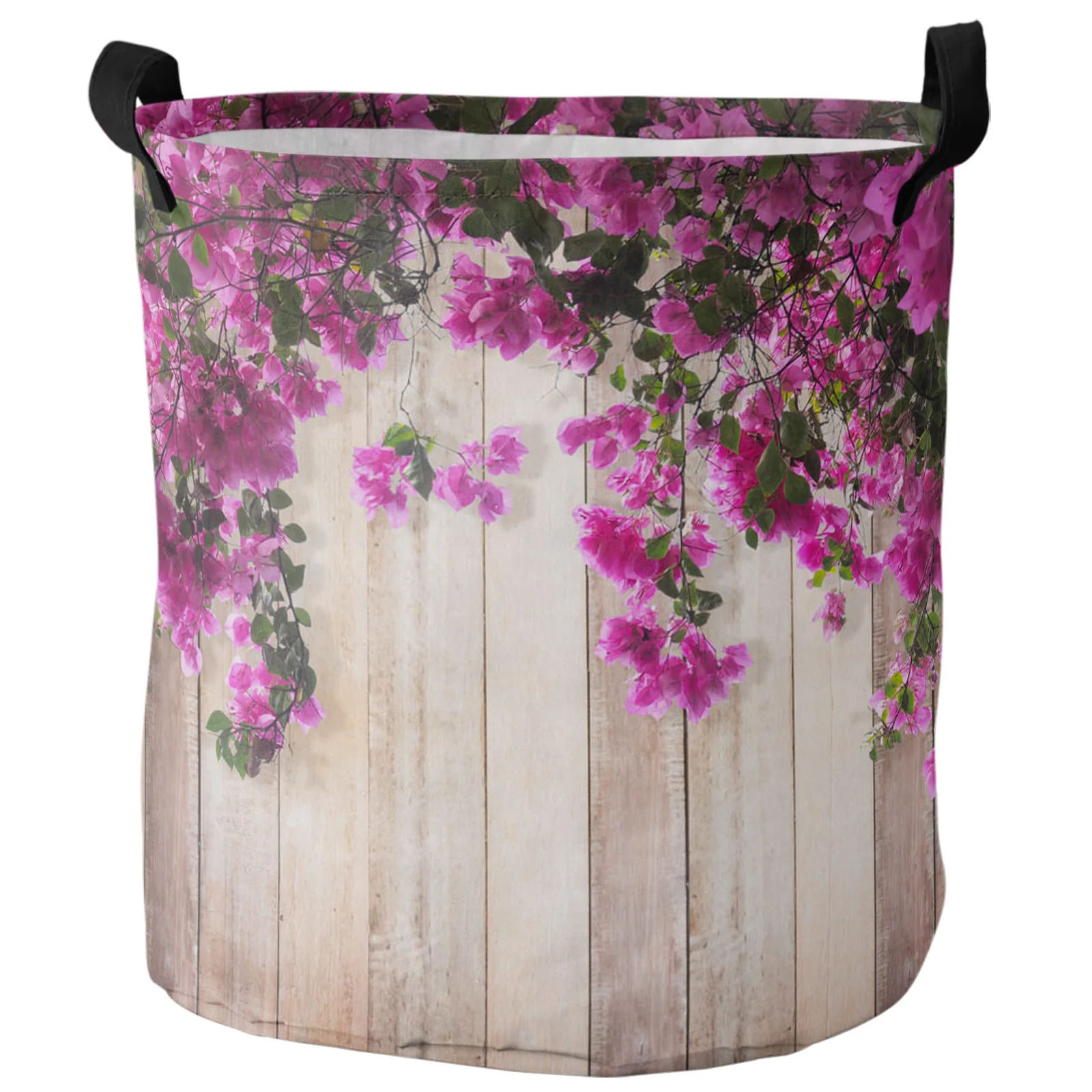 

Корзина для белья с красными цветами, листьями, растениями и грязными растениями, складной водонепроницаемый органайзер для дома, корзина д...