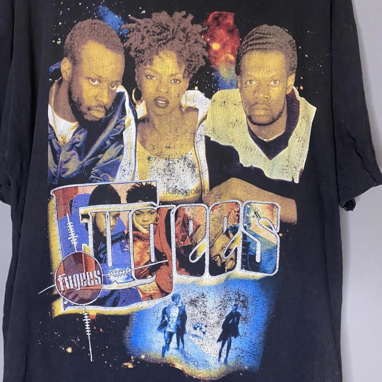 Винтажная возбуждающая футболка fugees wyclef джинс Лаурин Хилл |