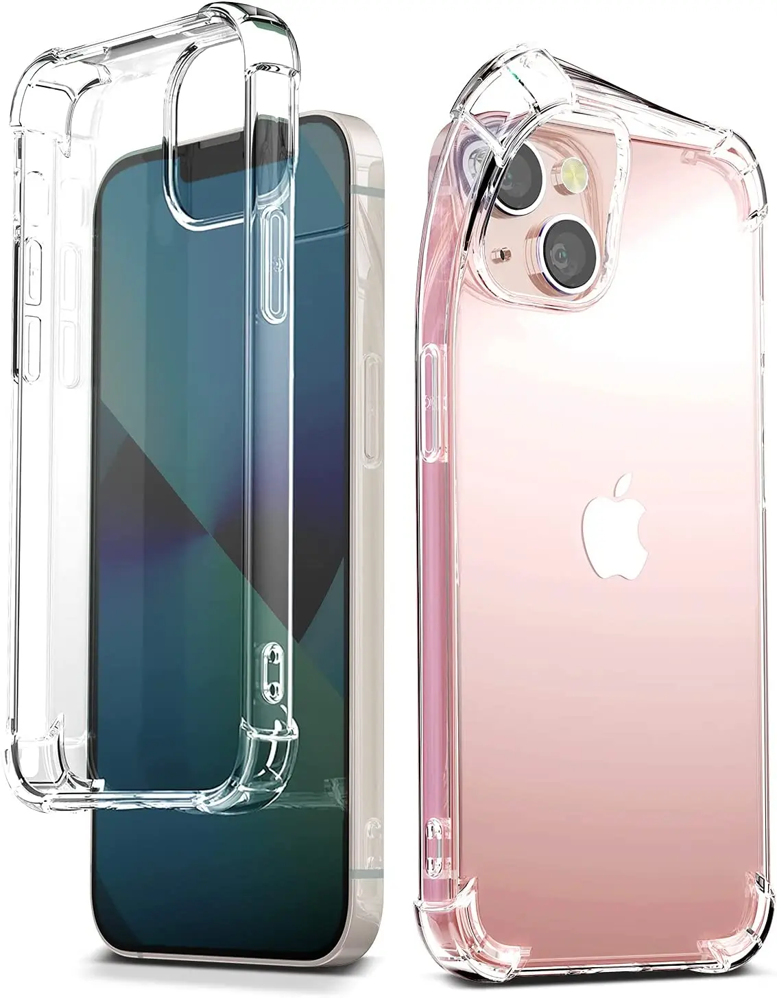 

Case for Apple IPhone 13 Pro Max /13 / 13 Pro / 13 Mini Clear Transparent TPU with 4 Corners Shock-Absorption Flexible Cover